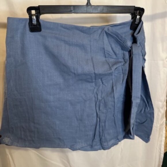 Pink Lily Blue Wrap Skort – Size L - Picture 1 of 3